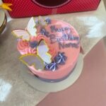 happy bday nana butterfly cake